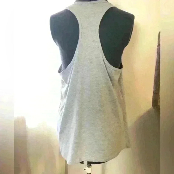 High School Muscle Flared Gym Top Best fits Women Medium - Picture 4 of 7